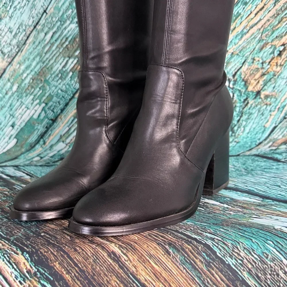 Steve Madden Black Over the Knee Boots
